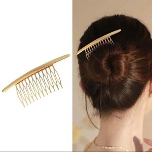 New! Gold Hair Comb Stylish
